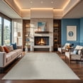 thumbnail image 3 of Woven Textured Washable Area Rug, Non Slip Pet Friendly Rug, Stain Resistant Low Pile Indoor Carpet for Living Room Bedroom Kitchen, Durable Absorbent Non-Shedding Rug for High Traffic Areas, 3 of 5