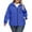 Blue, variant on Breezora Women's Lightweight Waterproof Windbreaker Hooded Softshell Raincoat Foldable Packable Outdoor Jacket XXL Size Purple
