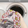 thumbnail image 6 of Fruit Dog Crate Cover, Sliced Pears Pattern with Funky Polka Dots, Easy to Use Pet Kennel Cover Small Dogs Puppies Kittens, 7 Sizes, Dark Coral Apple Green, by Ambesonne, 6 of 6