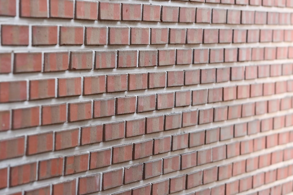  Brick  Barrier  Brick  Wall  Wall  12 Inch BY 18 Inch Laminated 