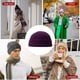 thumbnail image 5 of Sonducket Gorro de invierno Gorro de cabeza corta Gorros Hombres Mujeres Sombreros Patinaje Viajar Sombreros Violeta Sonducket AP010504-05B, 5 of 6