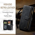 thumbnail image 2 of for Samsung Galaxy S20 Ultra Case Wallet for Women and Men, Samsung Galaxy S20 Ultra Case, PU Leather Magnetic Flip Strap Wristlet Zipper Card Holder Wallet Business Phone Cover for S20 Ultra, Black, 2 of 10