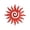 D, variant on DAMAI Metal Sun Wall Art Decor, Iron Wall Hanging Ornament with Modern Sculpture & Waterproof Outdoor Design, Yard Balcony Bedroom Living Room Wall Decoration for Home