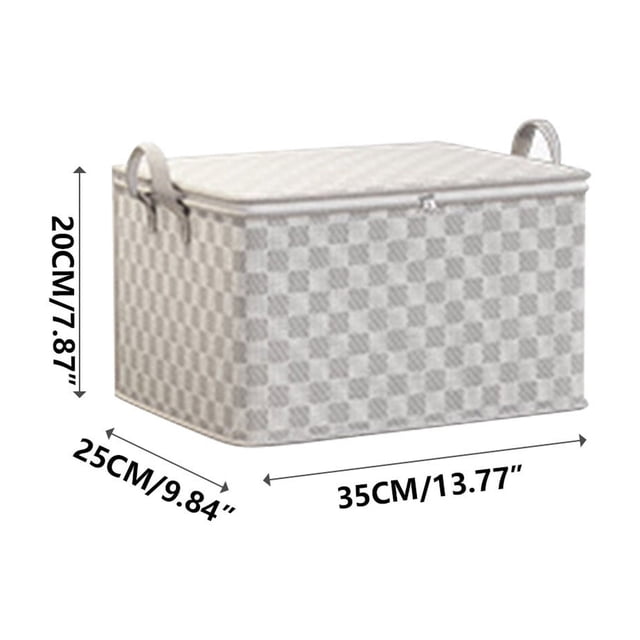 Storage Bags for Clothes,Checkerboard Clothes Storage Bag Quilt Clothes Storage Bag Clothes Storage Bag Moving and Organizing Large Capacity Storage Bag,Clothing Storage Bags