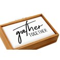 thumbnail image 4 of Parisloft Gather Together with Wood Beads Modern Block Signs,Mini Freestanding Tabletop Decor,Wooden Box Home Signs Wall Decor,5"x4.3", 4 of 8