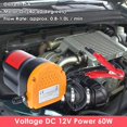 thumbnail image 2 of ZOUSSIQI 12V 80W Oil Change Pump Extractor, Oil/Diesel Fluid Pump Extractor Scavenge Oil Change Pump Transfer Suction Transfer Pump with Tubes Truck Rv Boat ATV CA919-44055, 2 of 9
