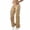 #03 Khaki 【Stock up on Your Favorite Colors】, variant on Women's Casual Solid Color Cargo Pants with Multi-Pockets, Mid Rise Tummy Smoothing, Functional Side Pockets for Hiking, Travel, or Daily Wear, Versatile | CSEONE,Army Green L