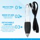 thumbnail image 4 of Uxcell 5Pcs Big Fat Pens, Clear Weighted Pens(10 Black Refills), 4 of 5