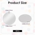 thumbnail image 2 of 500Pcs Flat Round Sequin Paillettes 0.98" / 25mm Clear Loose Sequins with Hole Spangles Sewing Crafts for Jewelry Making Wedding Bridal Clothing Embroidery Craft Applique Embellishment diy, 2 of 9