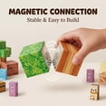 thumbnail image 5 of NCOSMOS 54PCS Magnet Blocks, Magnetic Building Block Toy for Kid 3+,Strong Magnetism,Montessori STEM Magnet Cube(Fantasy Animal Forest), 5 of 7