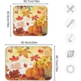 thumbnail image 3 of Sunflower Maple Leaves Pumpkin Fall Flowers Dish Drying Mat 16x18 for Kitchen Happy Thanksgiving Day Harvest Car Dishes Pad Dish Drainer Rack Mats Absorbent Fast Dry Kitchen Accessories, 3 of 7