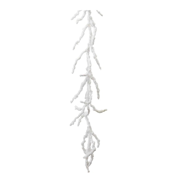 Melrose Flocked Twig Artificial Christmas Garlands - 5' x 9" - Unlit - Set of 2
