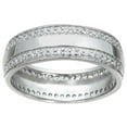 thumbnail image 1 of 6 mm 925 Sterling Silver Mens Wedding Band Ring - Size 8, 1 of 1