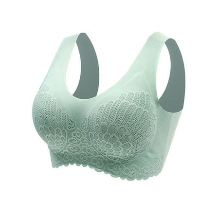 

STARVNC Women Crochet Lace Seamless Lightly Lined Full Coverage Bra