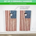 thumbnail image 3 of GoSports Wall Mounted Cornhole Board Hangers Set with Bean Bag Tote, 2 Pack, 3 of 6