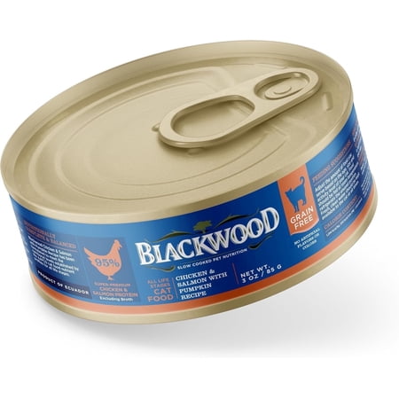 Blackwood Grain-Free Chicken & Salmon with Pumpkin Recipe Wet Cat Food, 3 oz Can