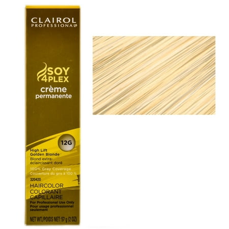 Clairol Professional Creme Permanente Hair Color - Color : High Lift Golden Blonde - (Best High Lift Color)