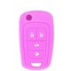 thumbnail image 2 of Lemsa 2 Piezas De Silicona Suave Para Entrada Sin Llave Flip Key Holder Fob Cover Case Protector Remoto Bolsa Chaqueta Para Chevrolet Camaro Cruze Chevy Equinox Sonic Terrain Key Fob Negro/Púrpura, 2 of 5