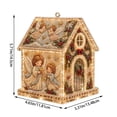 thumbnail image 2 of Christmas House Pearl Art Kit with LED Lights, Diy Bead Craft for Adults and Festive Tabletop Ornament Decor, 2 of 7