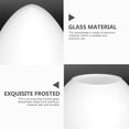 thumbnail image 4 of Frosted Glass Lampshade Water Drop Shaped Light Cover Lamp Cover Accessory, 4 of 6