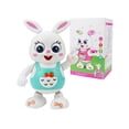 thumbnail image 1 of TIELUTT Singing and Dancing Cute Rabbit Children's Light Up Games for Kids 3-5 Building Tiles for Toddlers 1-3 Building for Girls Counting Cubes for Kids Math 100 Animal for Toddlers Age 1, 1 of 7