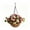 C, variant on Artificial Hanging Flower Basket Outdoor Fake Floral Hanging Basket with Colorful Roses for Front Porch Garden Patio Balcony Home Decor All Season Decorative Hanging Planter