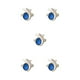 thumbnail image 3 of Guardurnaity Diseño único de la joyería de la temperatura cambiable termocrómica de los anillos del estado de ánimo delfín, tenencia, pelota 5Conjunto, 3 of 6