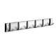 thumbnail image 3 of Moyic Colgador de puerta plegable con 6 ganchos, gancho de almacenamiento reutilizable sin perforaciones, soporte para albornoz de toalla de baño para Almacenamiento y organización del hogar Plata Moyic HA063591-04B, 3 of 6