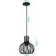thumbnail image 5 of Chandelier Suspensión E27 Lámpara colgante de metal vintage Sala de estar Cocina Restaurante Negro - Negro, 5 of 5