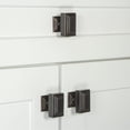 thumbnail image 3 of Grandeur 804672 Carre 1-3/4” Crystal Rectangular Emerald Cut Cabinet Knob - Brass, 3 of 7