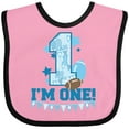 thumbnail image 3 of Inktastic I'm One (football) Boys or Girls Baby Bib, 3 of 4