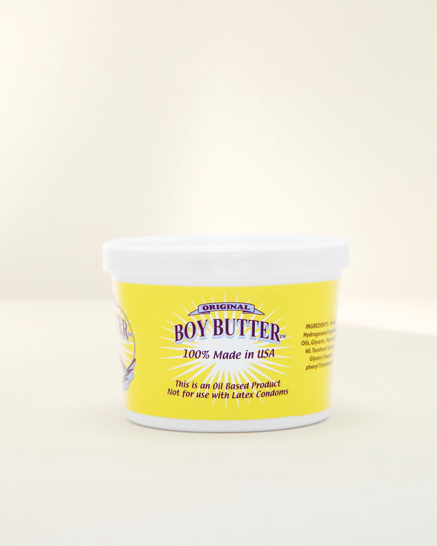 Boy Butter Original Lubricant with Coconut Oil, 16oz Tub