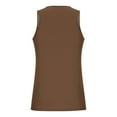 thumbnail image 5 of birthday gifts! BiZtdJrK Men's Hawaiian Vacation Tank Tops 2025 Summer Sleeveless Loose Breathable Shirts Comfy Cotton Workout Running Tees Brown L, 5 of 6