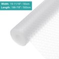 thumbnail image 2 of Shelf Liner, Non-Slip Drawer Liner 19-11/16" x 196-7/8" EVA Material Liner with Braid Pattern for Kitchen, White, 2 of 6