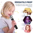 thumbnail image 5 of Zcyifa Microphone Prop Kids Play Microphone Simulation Mic Prop Singer Costume Prop Pretend Play Microphone Musical Party Supply, 5 of 10