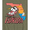 thumbnail image 3 of Peanuts - Florida Snoopy - Toddler And Youth Short Sleeve Graphic T-Shirt, 3 of 6