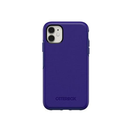 OtterBox Symmetry Series - Back cover for cell phone - polycarbonate, synthetic rubber - sapphire secret blue - for Apple iPhone 11