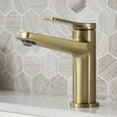 thumbnail image 2 of Indy Single Handle Bathroom Faucet in Brushed Gold, 2 of 12