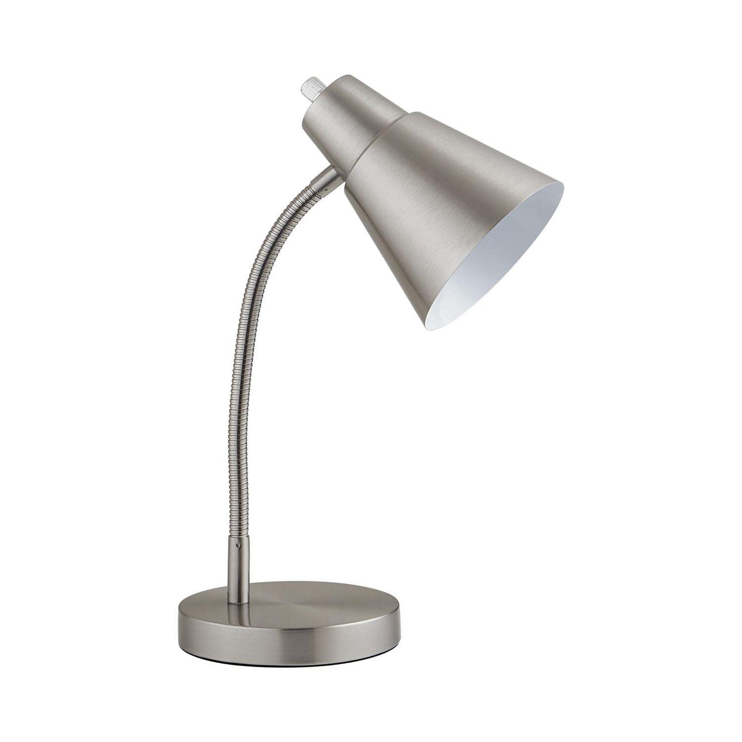 Lampe de bureau HOMETRENDS 44,5 cm, nickel brossé