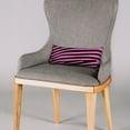 thumbnail image 4 of Everything Comfy Zebra Print Decorative Pillow, 16x6 Inch, Pink/Black,, 4 of 4