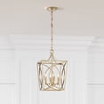 thumbnail image 5 of Millennium Lighting  Tracy 4 Light Pendant Fixture in Multiple Finishes 16 Inch - Painted Modern Gold, 5 of 7