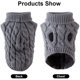 thumbnail image 3 of Suéteres para perros, jersey para perros, suéter mediano para perros, suéter de invierno para perros, abrigos para mascotas, ropa de moda para clima frío, prendas de punto de cuello alto, prendas de a, 3 of 5