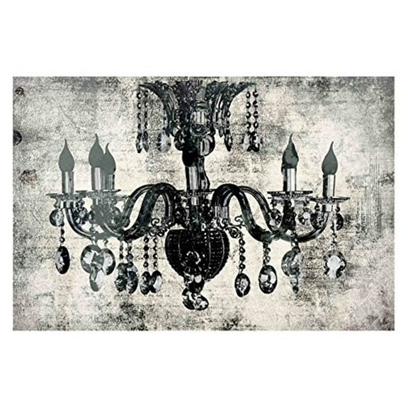 Elegant Lighting Painting Print on Wrapped Canvas