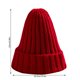 thumbnail image 3 of Minnieouse Sombrero Unisex mezclas de algodón sólido cálido HIP HOP sombreros de punto hombres gorras de invierno mujeres Skullies gorros para Sombreros rojo Minnieouse AP000123-10, 3 of 6