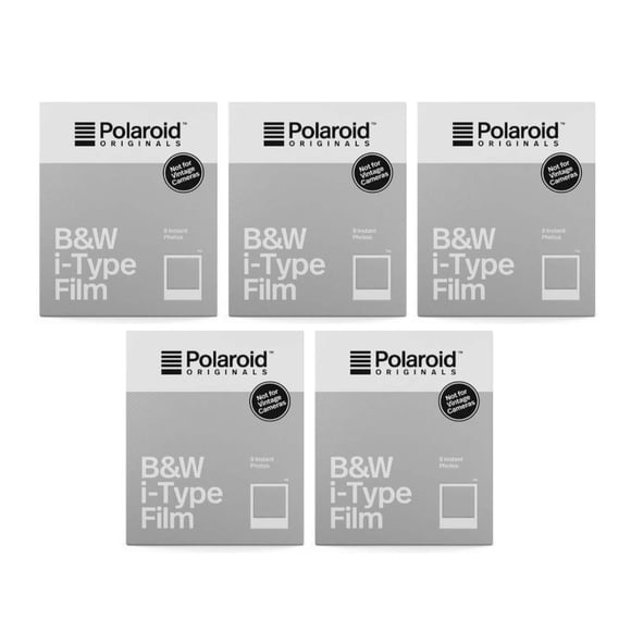 Película Polaroid Originals estándar en blanco y negro para i-Type (40 tomas)