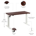 thumbnail image 6 of Move 40 Series 48W Adjustable Standing Desk in Hansen Cherry - Engineered Wood, 6 of 7
