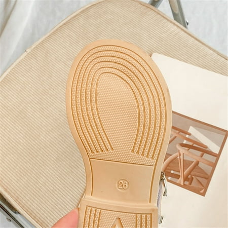 

Akiihool Sandals Girl Fashion Girls Closed-Toe Outdoor Summer Sport Sandals (Beige 2)