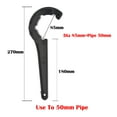 thumbnail image 5 of BLUESON Pe Pipe Quick Connect Fittings Pvc Pe Pipe Valve Lock Nut Wrench, 5 of 9