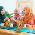 thumbnail image 4 of Eid Decoration Light Lunar Ambiance Lamp Rotatable Lighted Up Celebration Ornament Decorative Middle, 4 of 5