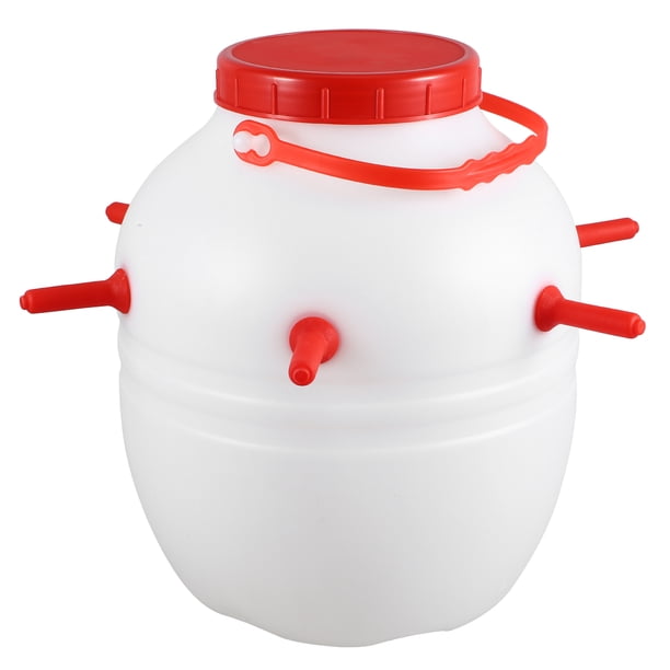 Comedero para corderos, cabras, perros y cerdos, biberón de plástico grueso, de silicona (blanco)